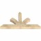Ekena Millwork Richland Rough Sawn Timber Gable Bracket, Douglas Fir, 48"W x 26"H x 4"D x 4"F, 13/12 Pitch GBW048X26X0404RIC00RDF - alternate 4